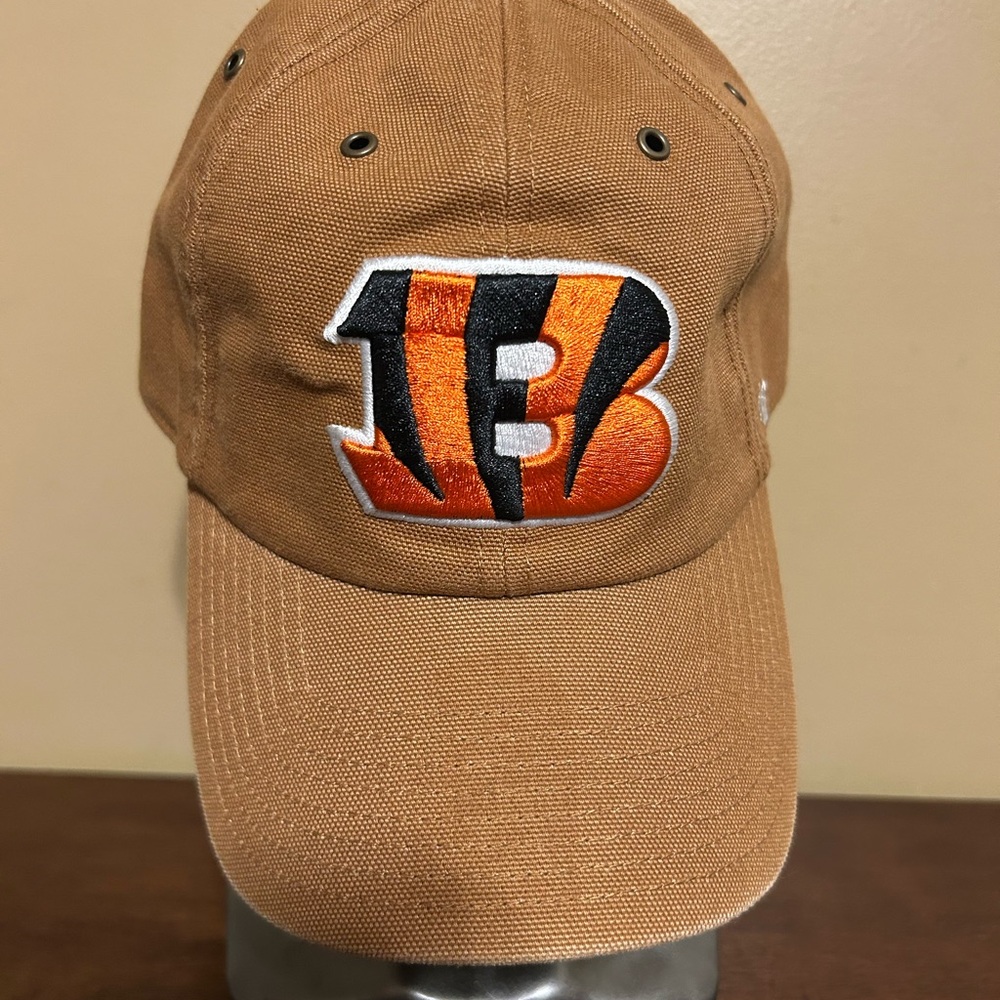 Cincinnati Bengals Carhartt x '47 Clean Up Hat Duck Cloth Brown OSFM NEW SAMPLE